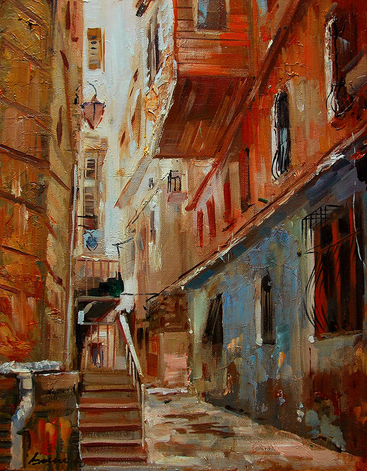 Magnificent Baku/ Old City. Icheri Sheher/ Giclee print