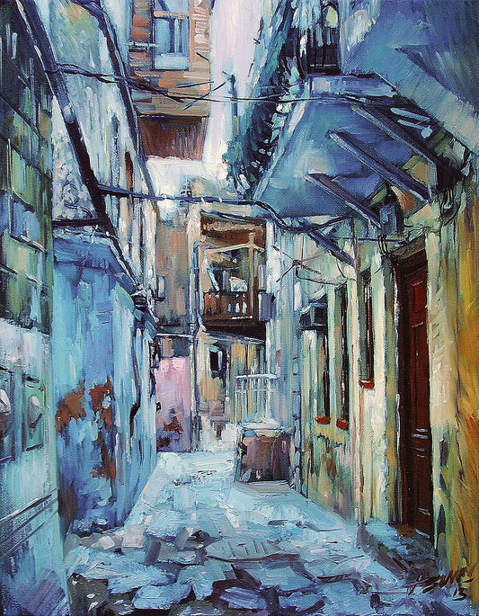 Magnificent Baku/ Old town Icheri Sheher. Giclee print