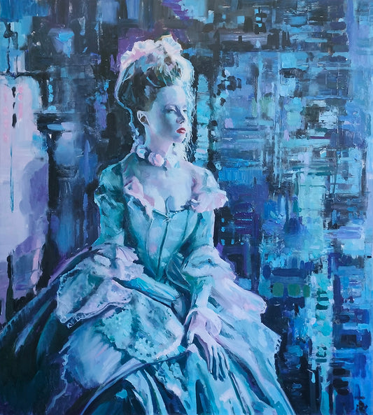 Turquoise Renaissance/V.XIII Painting